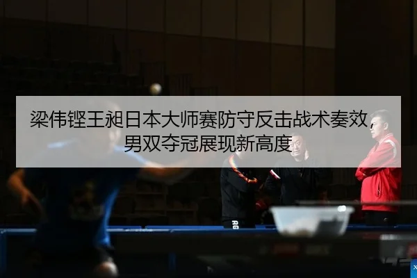 梁伟铿王昶日本大师赛防守反击战术奏效，男双夺冠展现新高度